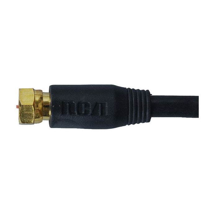 RCA VH612R RG6 Coaxial Cable (12ft; Black)