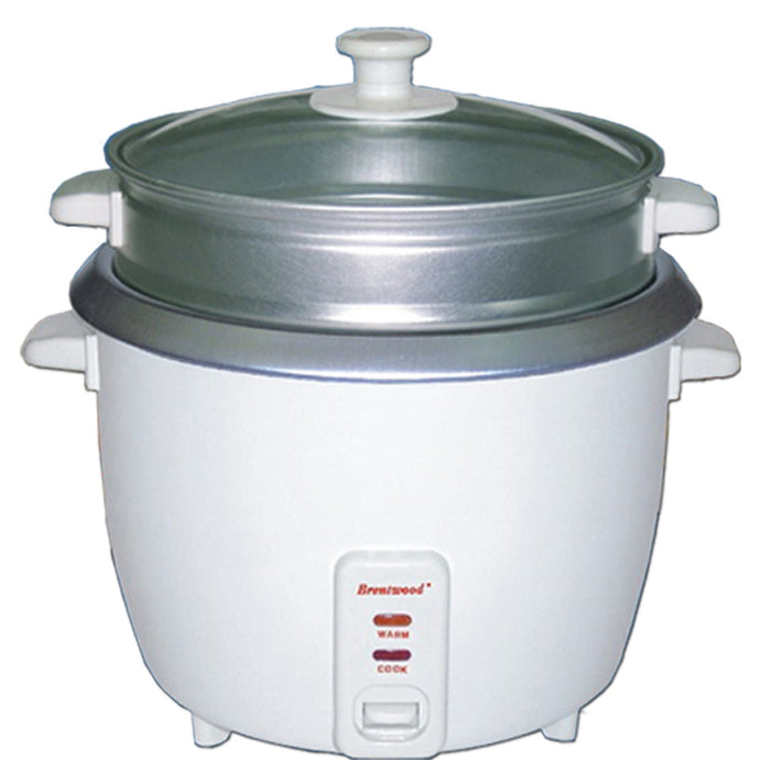 Brentwood 4 Cup Rice Cooker/Non-Stick with Steamer